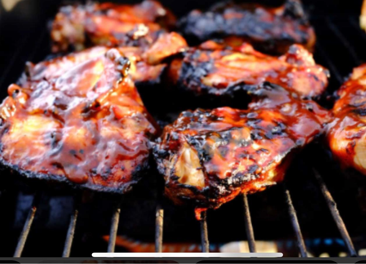 Tangy BBQ Chicken Kebab