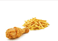 1 Pc Chicken & Chips