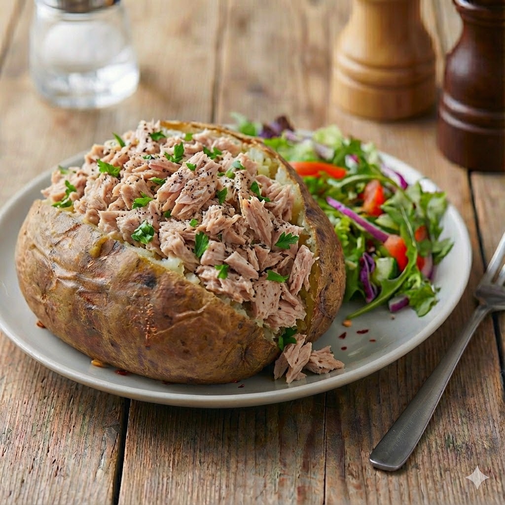 Jacket Potato with Tuna