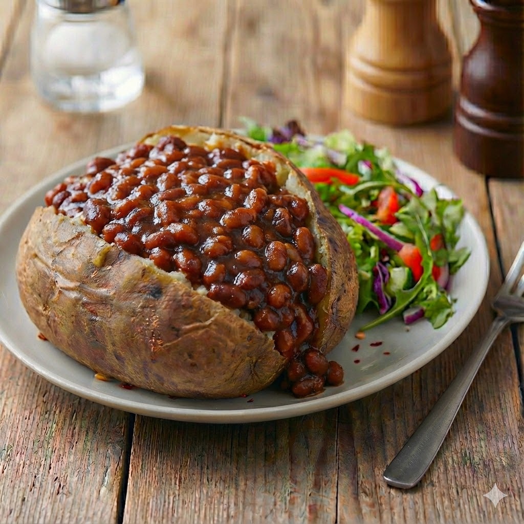 Jacket Potato with BBQ Beans