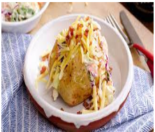 Jacket Potato with Coleslaw