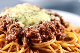 Spaghetti Bolognese with Cheese
