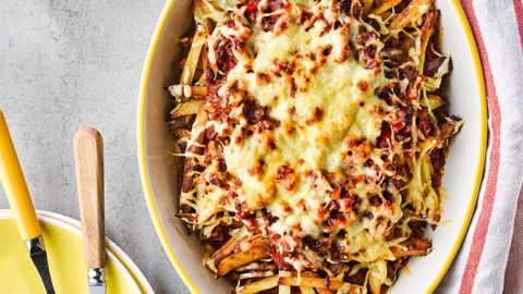 Bolognese Chips with Cheese