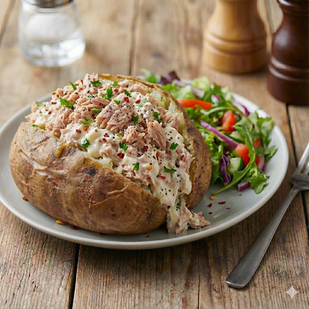Jacket Potato with Tuna and Mayo