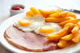 Ham + Eggs + Chips