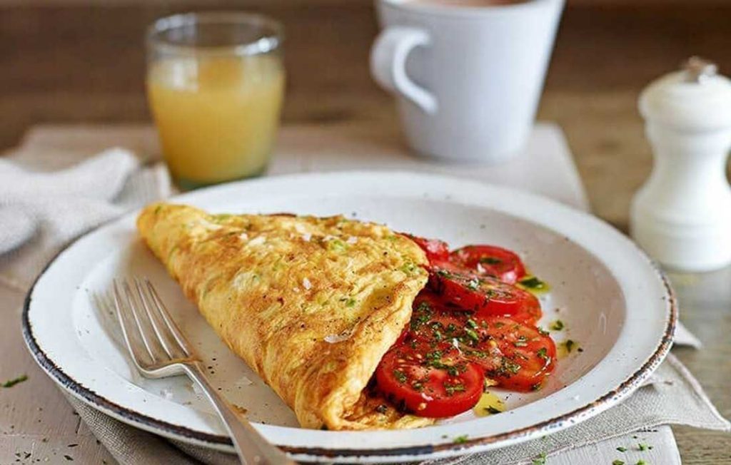 Cheese & Tomato Omelette