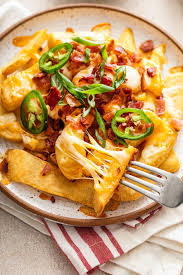 Potato Wedges with Cheese & Jalapeno