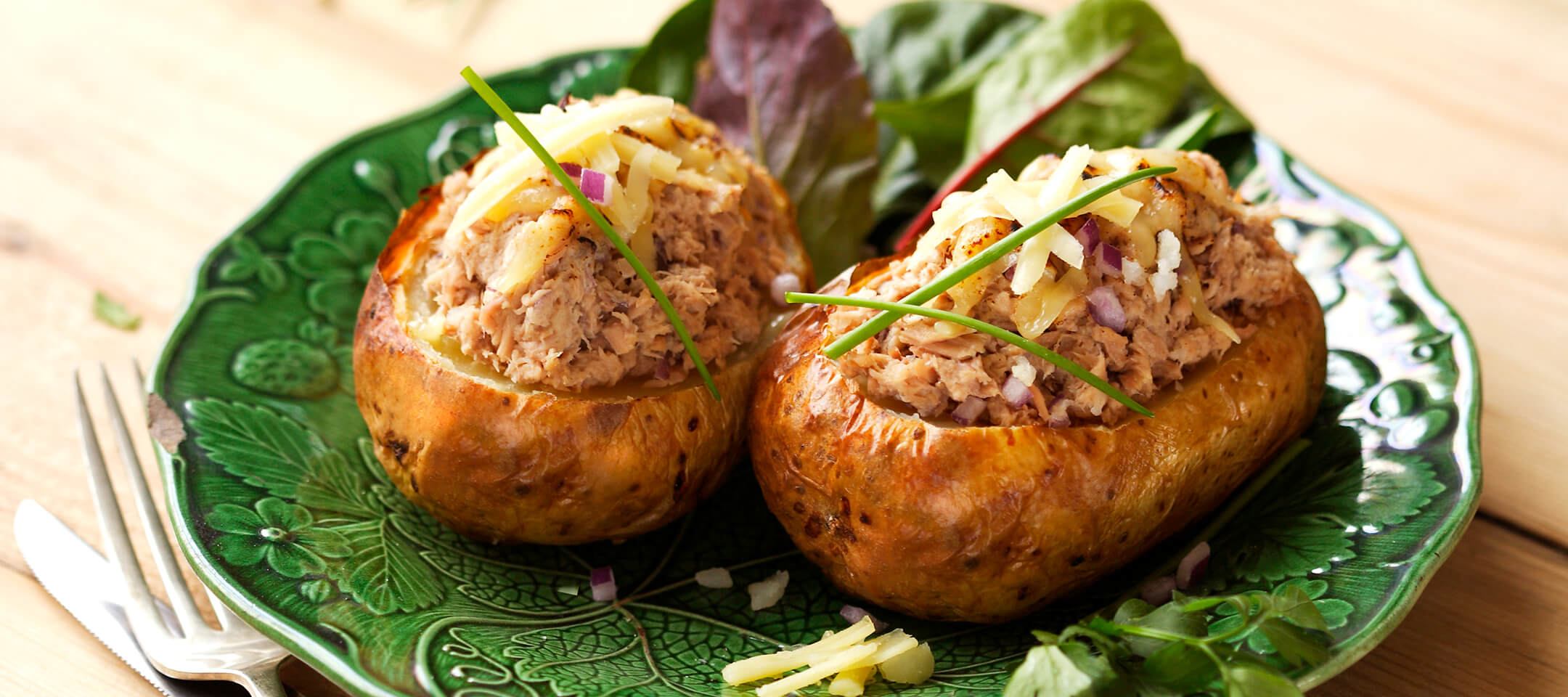Jacket Potato with Tuna and Mayo