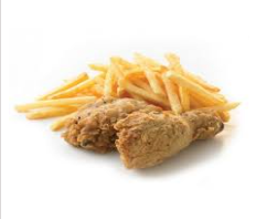2 Pieces of Chicken & Chips