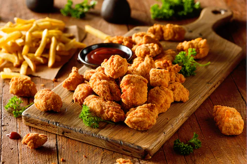 Popcorn Chicken & Chips