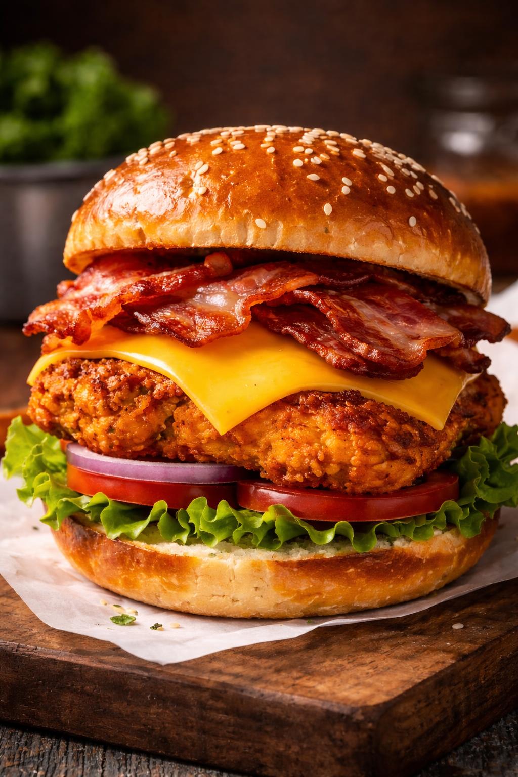 Chicken & Bacon Burger