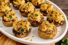 Garlic Mushrooms with Cheese