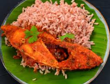 Masala Cod Fish & rice