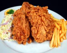 3Pcs of Chicken, Fries and Coleslaw