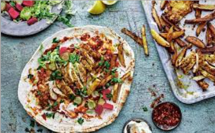 Chicken Shawarma & Chips