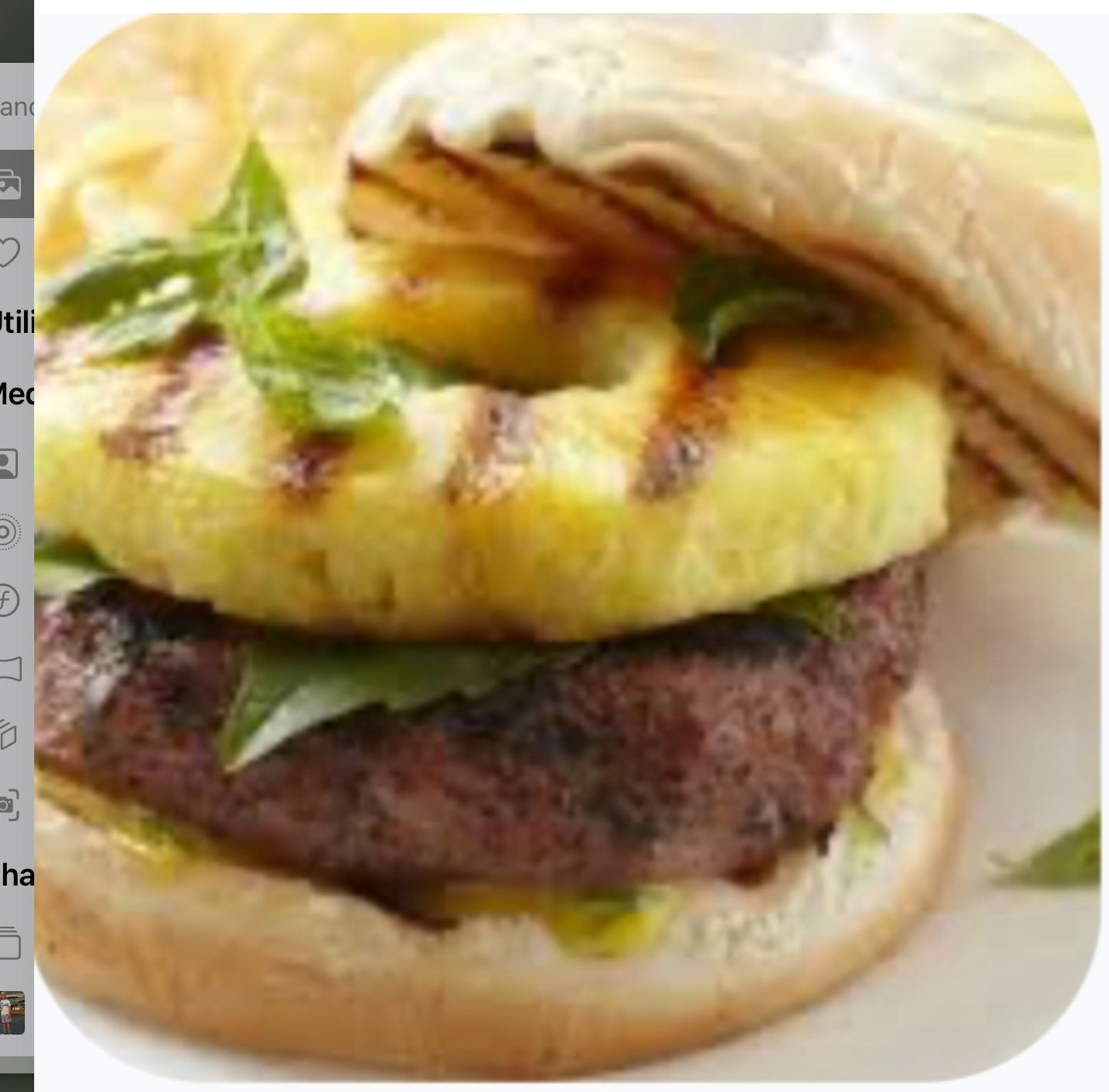 Double Hawaiian Burger