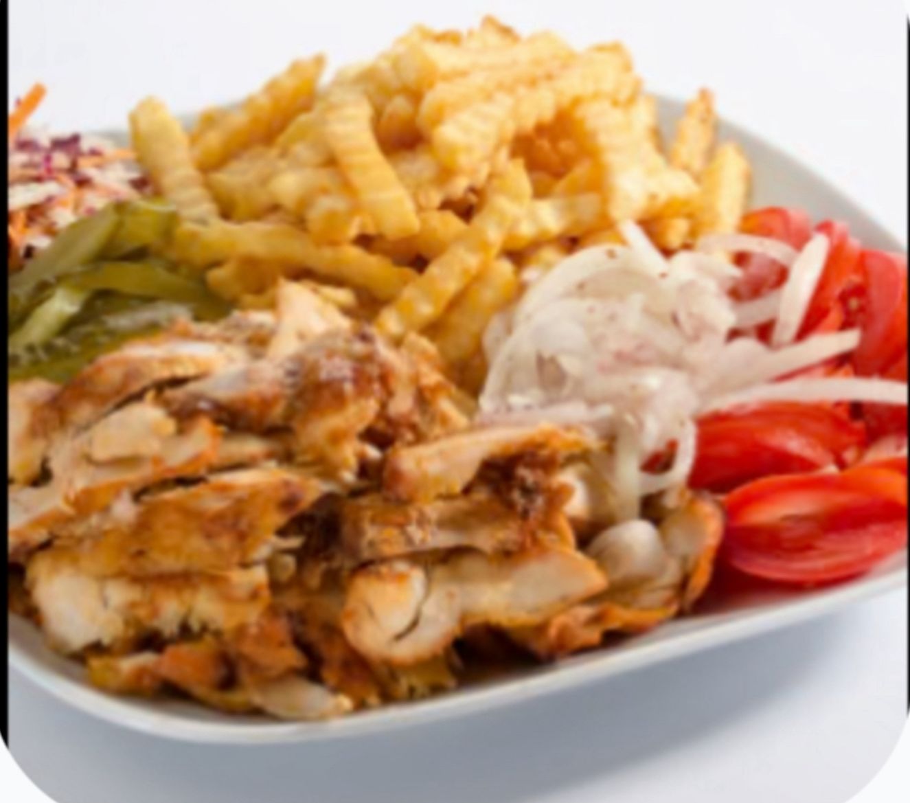 Chicken Kebab & Chips