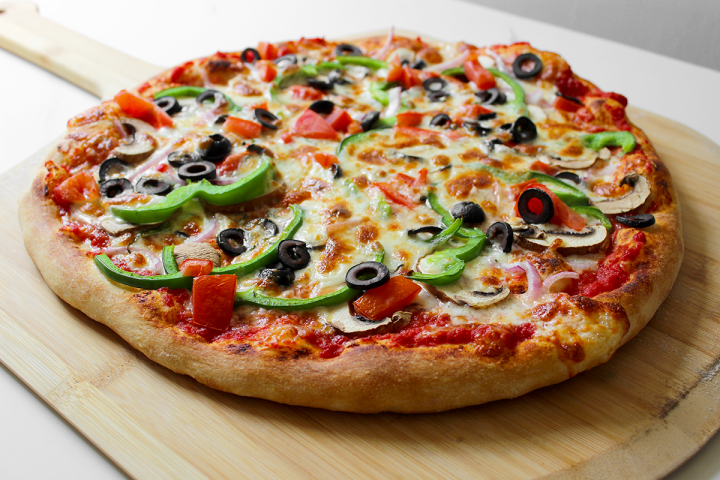 Vegetarian Volcano Pizza