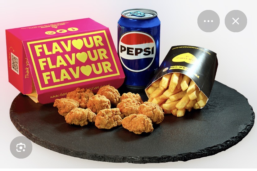 Popcorn chicken Meal
