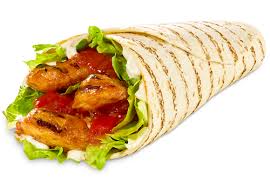 BBQ Chicken Strips Wrap & Chips