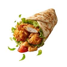 Spicy Chicken Strips Wrap & Chips