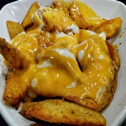 Potato Wedges & Cheese