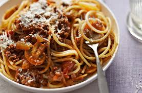 Spaghetti Bolognese with Ham