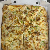 Garlic Bread with Cheese and Donner Meat