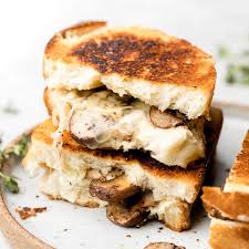 Mushroom and Cheese Panini
