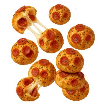 Cheese Dough Ball with Pepperoni