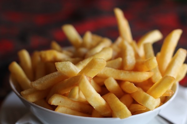 Chips & Curry Sauce On