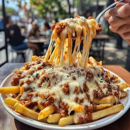 Chips & Bolognese On