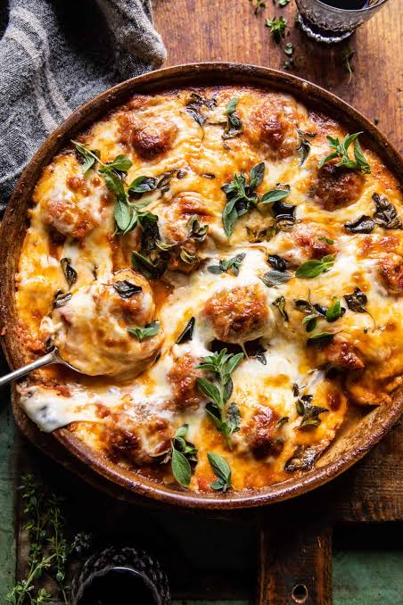 Cheesy Italian Meatballs
