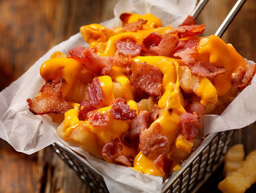 Cheesy Bacon Curly Fries