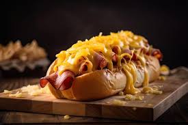 Hot Dog with Bacon & Cheese