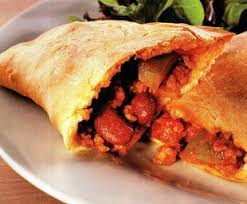 Cheese & tomato calzone