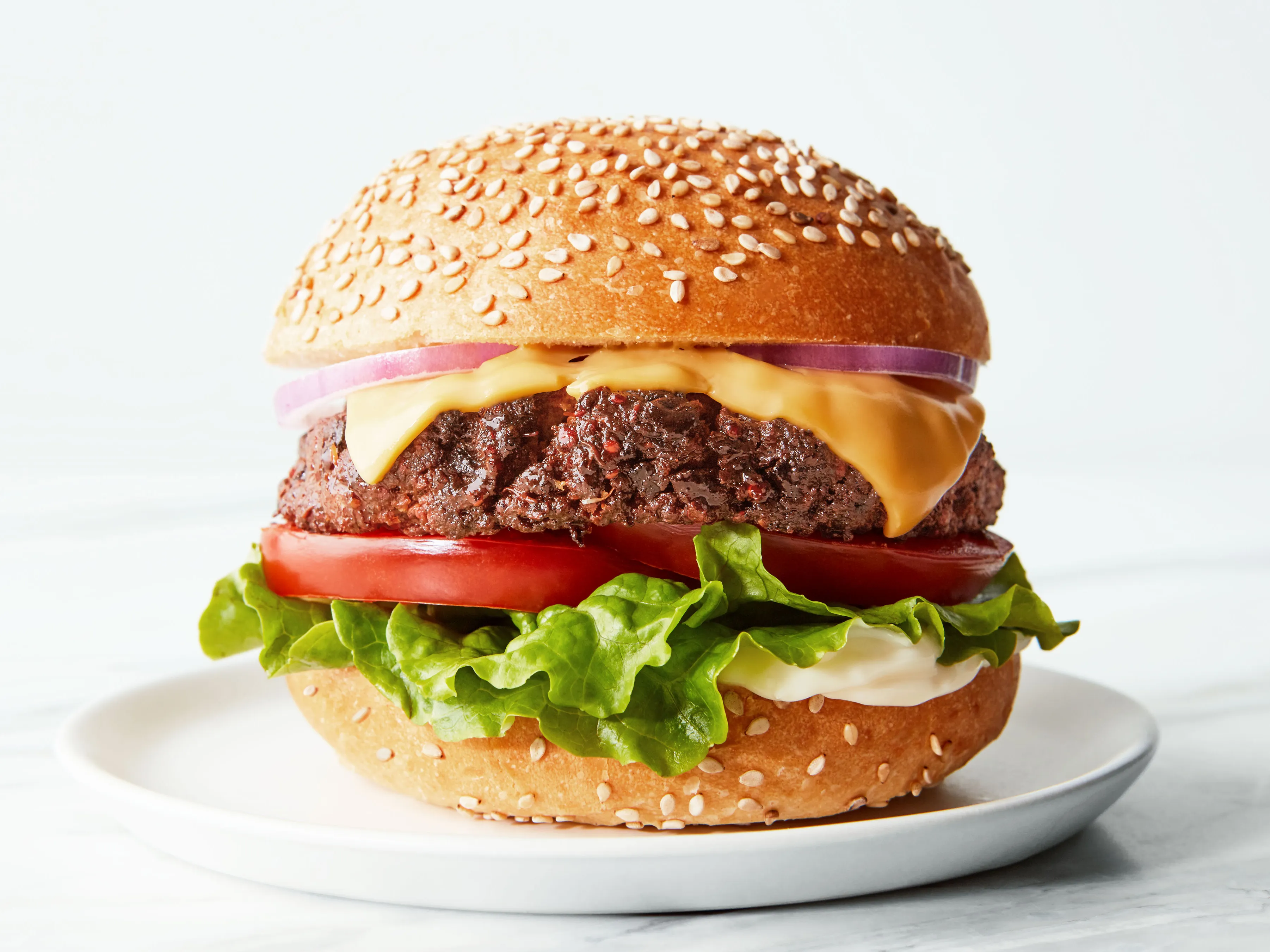 Veg Burger with cheese