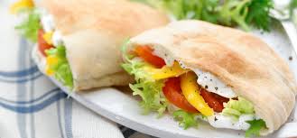 Salad with Pitta Bread