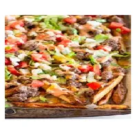 Loaded cheeseburger fries