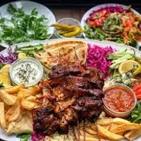Chicken Donner Kebab & Chips