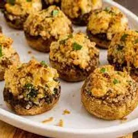 Garlic Mushrooms with Cheese