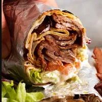 Mix of Doner and Chicken Shawarma Wrap