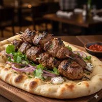 Large Chargrilled Lamb Kebab